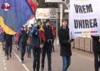 Elevi şi studenţi suceveni au cerut unirea Basarabiei cu României