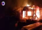Un puternic incendiu a distrus o gospodărie în localitatea Găineşti